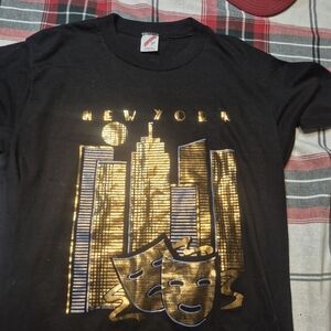 Jerzees Single Stitch Black Graphic Tee